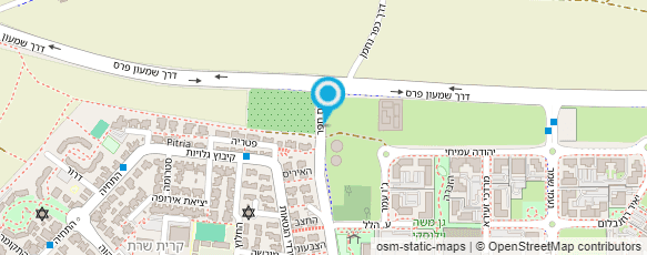 מפת הגעה אל משתלת גרדןגן