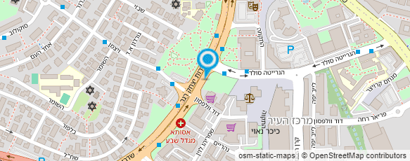 מפת הגעה אל קרנות קורת ישראל