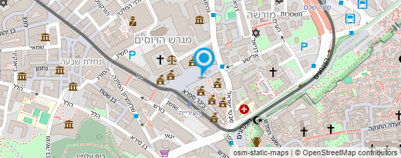 מפת הגעה אל וועד עובדי עיירית י-ם