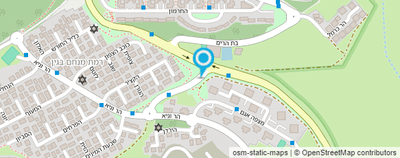 מפת הגעה אל צופית - גן אור