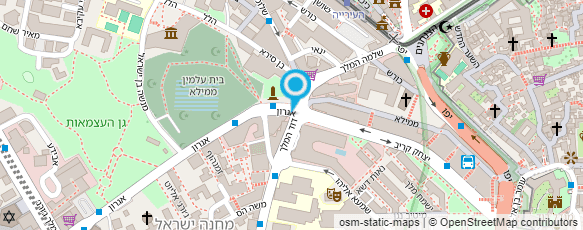 מפת הגעה אל גלריית עדן