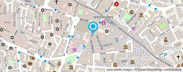 מפת הגעה אל קיוסק תל אור