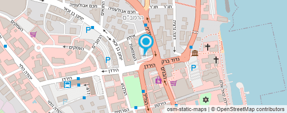 מפת הגעה אל אכסניית טבריה