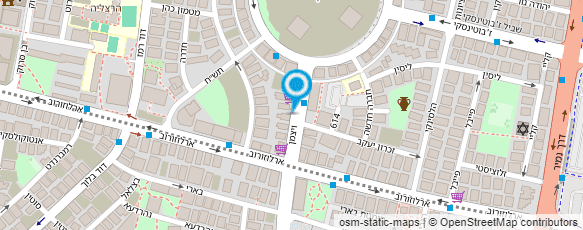 מפת הגעה אל הברמן; שטרן; נחום - משרד עו"ד