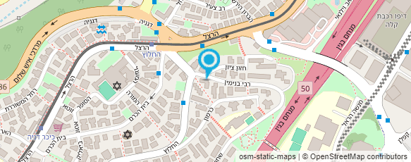 מפת הגעה אל בן צבי רון