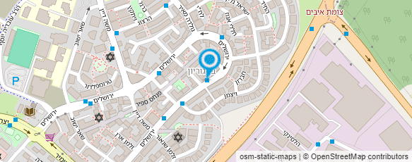 מפת הגעה אל גן רותם