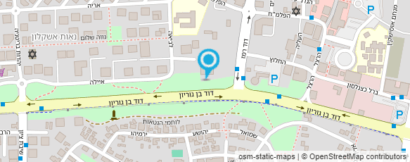 מפת הגעה אל בית ספר שובו אשקלון