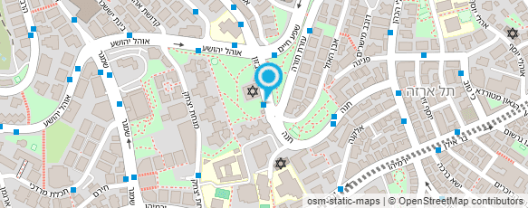 מפת הגעה אל גן בנות ויזניץ