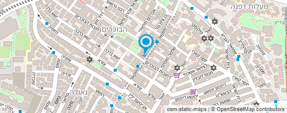 מפת הגעה אל תלמוד תורה יעבץ