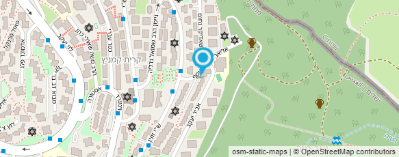 מפת הגעה אל גן אגודת ישראל