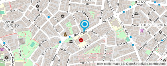 מפת הגעה אל פרופ' קרמר מרדכי