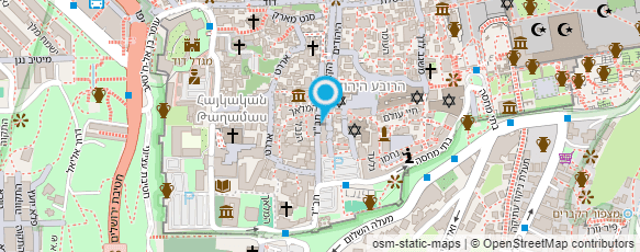 מפת הגעה אל מרכז כלי הכסף מפת הגעה אל מרכז כלי הכסף