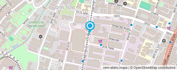 מפת הגעה אל הסדנא לציור ורישום; ירושלים