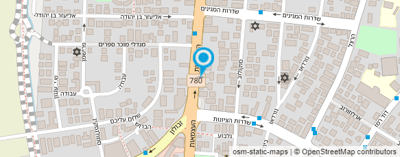 מפת הגעה אל מרכז הטבע והיופי