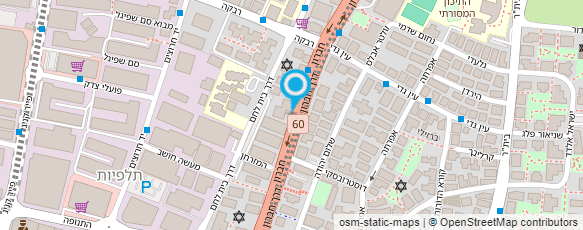 מפת הגעה אל אתנחתא-מרכז שירות לנוער