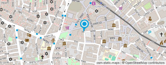 מפת הגעה אל עו"ד אגרון עמוס