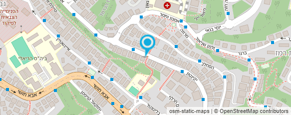 מפת הגעה אל מרפאת יקינטון