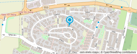 מפת הגעה אל אלון גינון ופיתוח