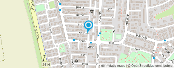 מפת הגעה אל גן רימון