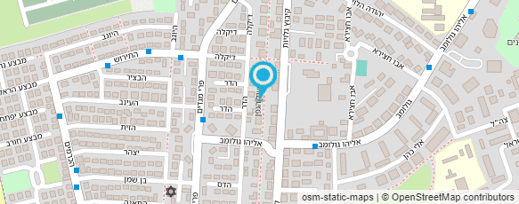 מפת הגעה אל האגודה למען העיוור