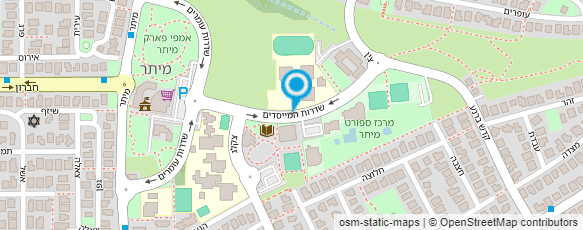 מפת הגעה אל מועדון ספורט מיתר