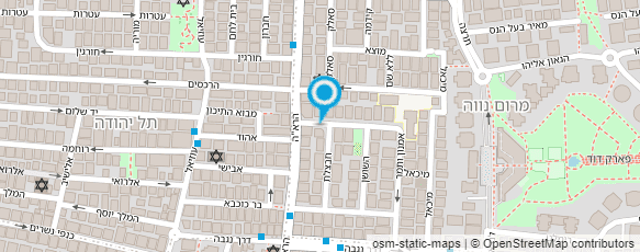 מפת הגעה אל צ.ק. שרותי הנהלת חשבונות