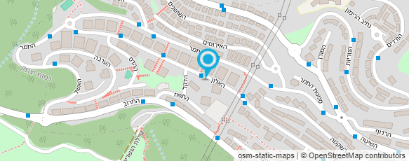 מפת הגעה אל מתנ"ס נשר