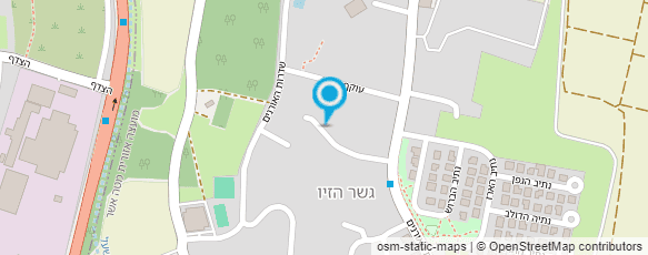 מפת הגעה אל מעון שיקומי נאות הדסה