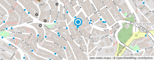 מפת הגעה אל גן אגודת ישראל