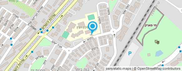 מפת הגעה אל תיכון מקיף יצחק רבין