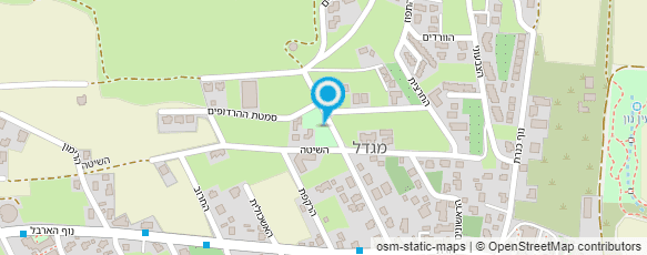 מפת הגעה אל אחוזת ויצמן