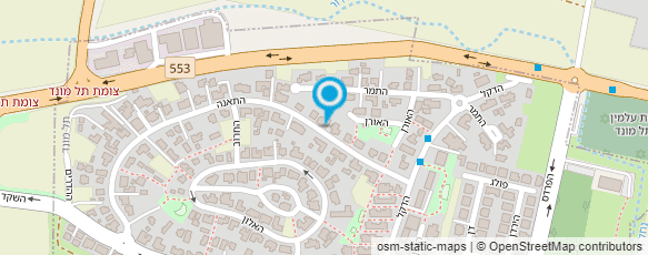 מפת הגעה אל גן אנה