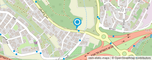 מפת הגעה אל אבו גוש המסעדה הלבנונית