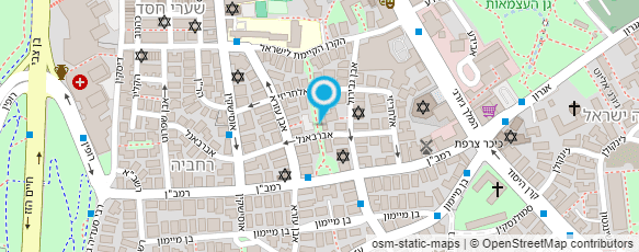 מפת הגעה אל מכון בן צבי