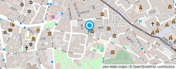 מפת הגעה אל עו"ד גבעון יוסף