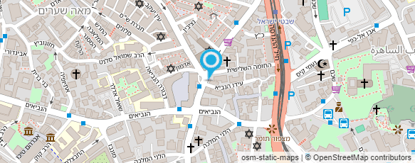 מפת הגעה אל מכולת בן שושן