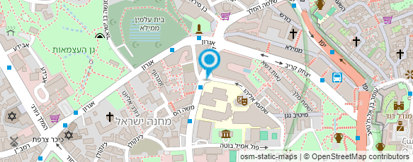 מפת הגעה אל עמינדב - אגודה תורנית להתנדבות