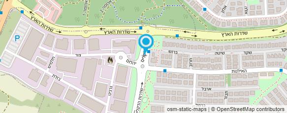 מפת הגעה אל גן נורית