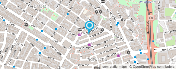 מפת הגעה אל חברה קדישא עץ החיים