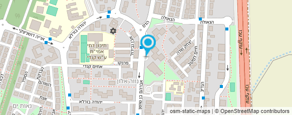 מפת הגעה אל מתנ"ס בית-העם