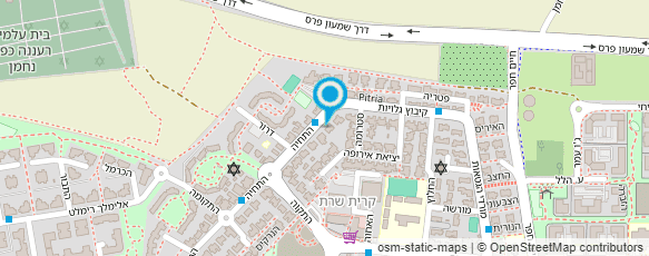 מפת הגעה אל גן ברוש