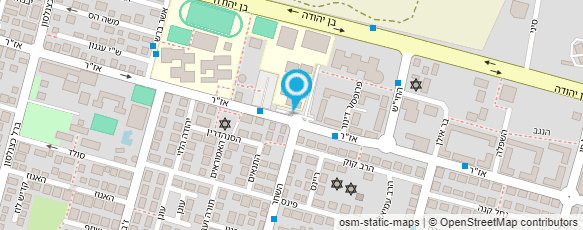 מפת הגעה אל תיכון הרצוג