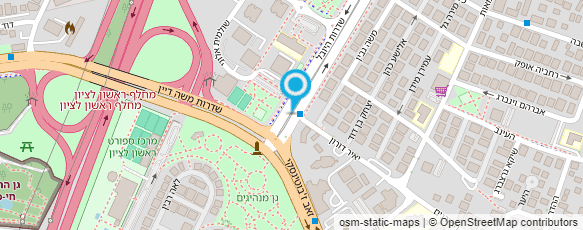 מפת הגעה אל ישיבת נזר ישראל חסידי גור