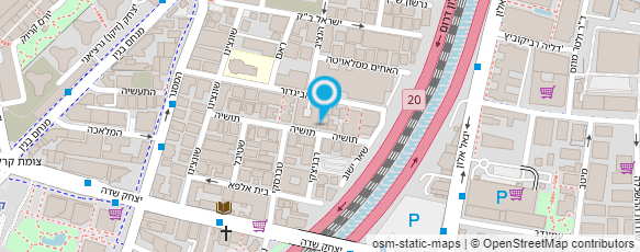 מפת הגעה אל יו אר בי שיווק מיסבים בע"מ