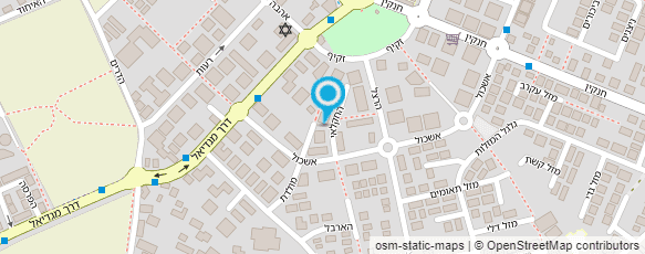 מפת הגעה אל גן אדמונית