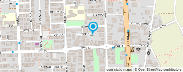 מפת הגעה אל גן דקל