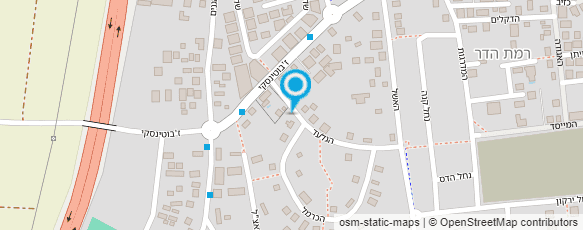 מפת הגעה אל גן חוחית