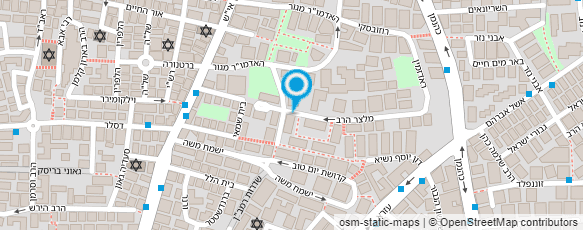 מפת הגעה אל חברא קדישא גחש"א