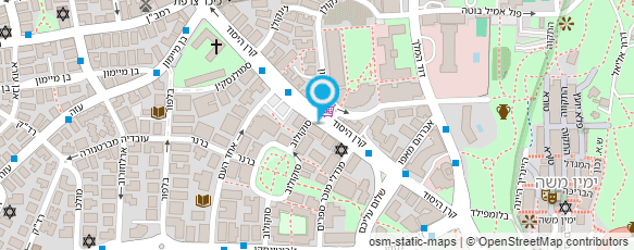 מפת הגעה אל בנק ירושלים בע"מ