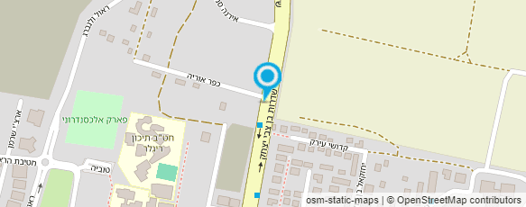 מפת הגעה אל מוניות נתניה